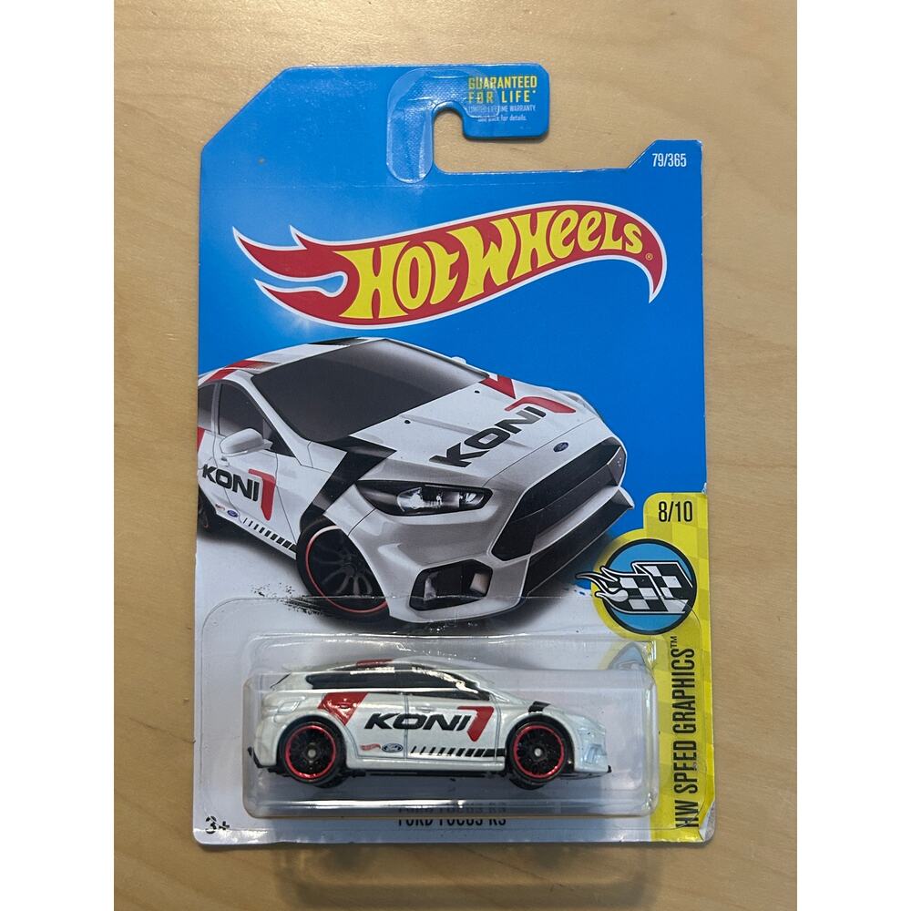 Hot Wheels Ford Focus RS KONI White HW Speed Graphics 79/365